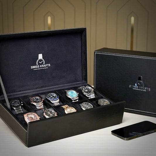 Handcrafted Luxury Watch Organiser-10 Slot